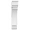 Ekena Millwork Standard Thorton Architectural Grade PVC Bracket with Traditional Ends, 3"W x 18"D x 18"H BKTP03X18X18THR01 - alternate 2